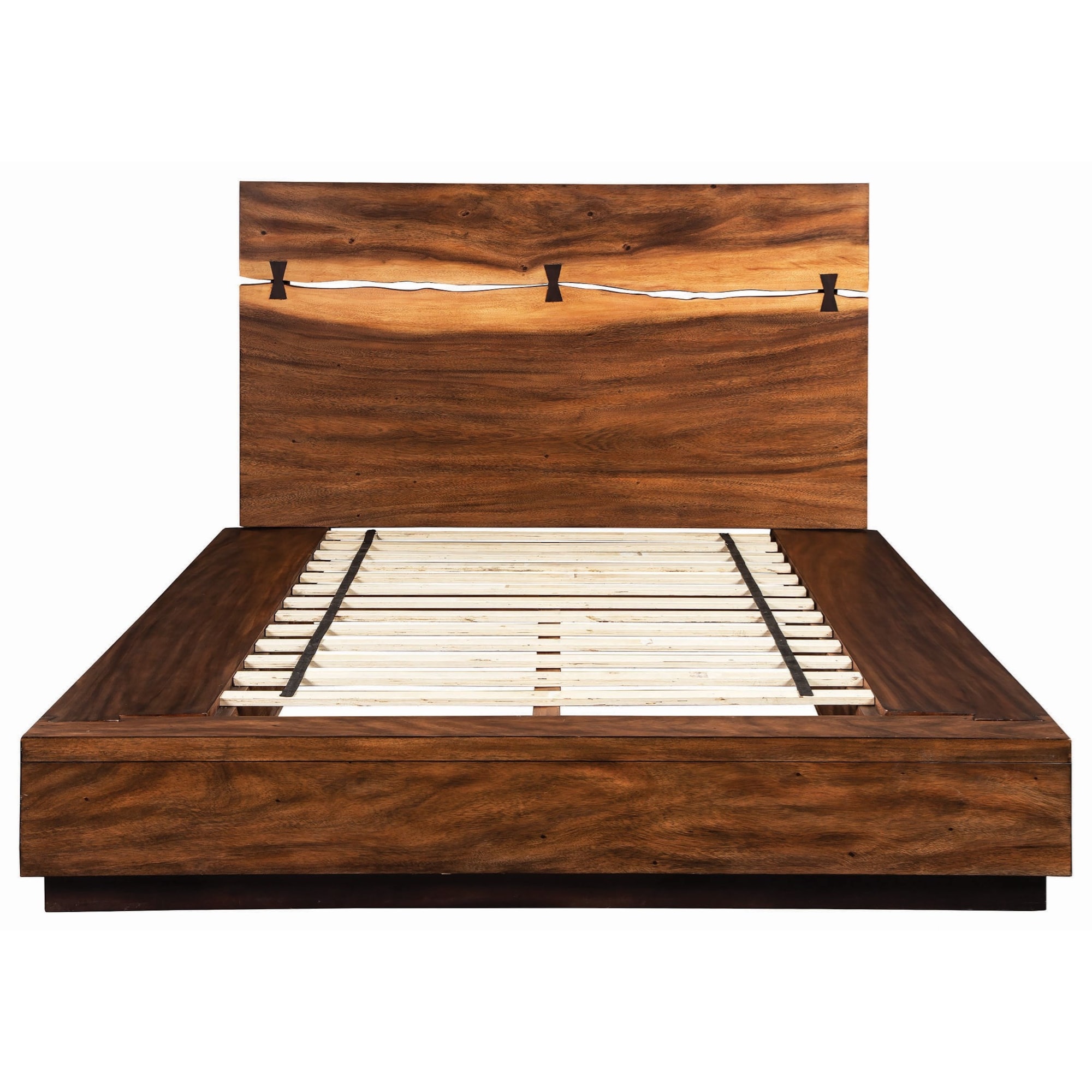 Coaster Winslow 223250SQ Queen Platform Bed with Live Edge Look and